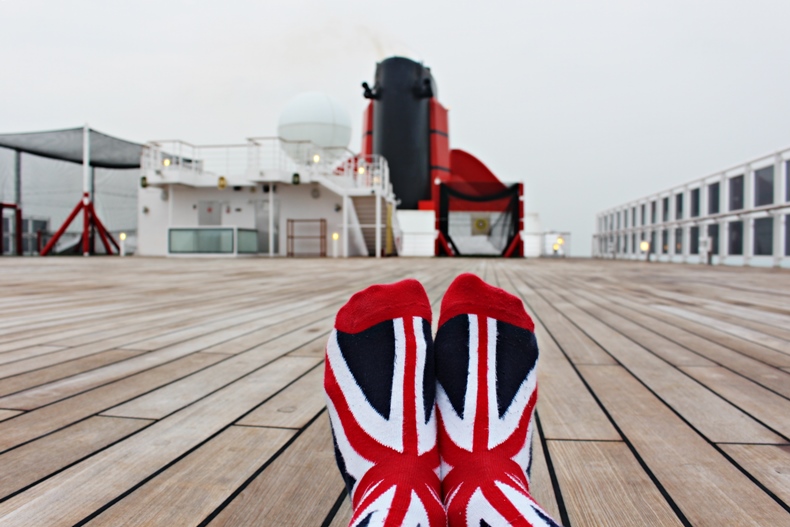 Queen Mary 2 Kurzkreuzfahrt_Deck