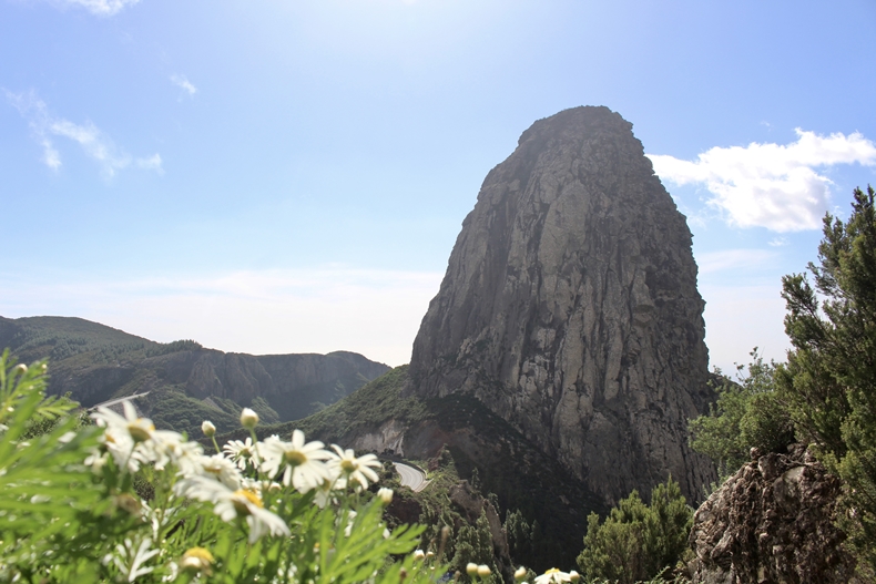 Der Roque de Agando auf la Gomera